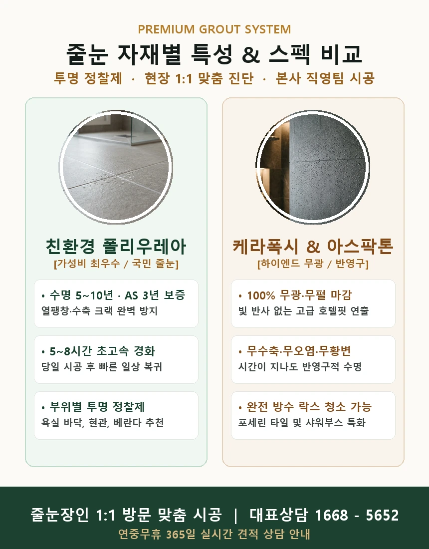2대 공법 비교 및 정찰제 안내